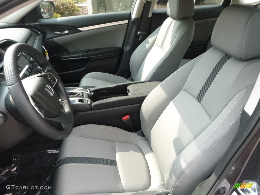 2017 Civic LX Sedan - Modern Steel Metallic / Gray photo #8