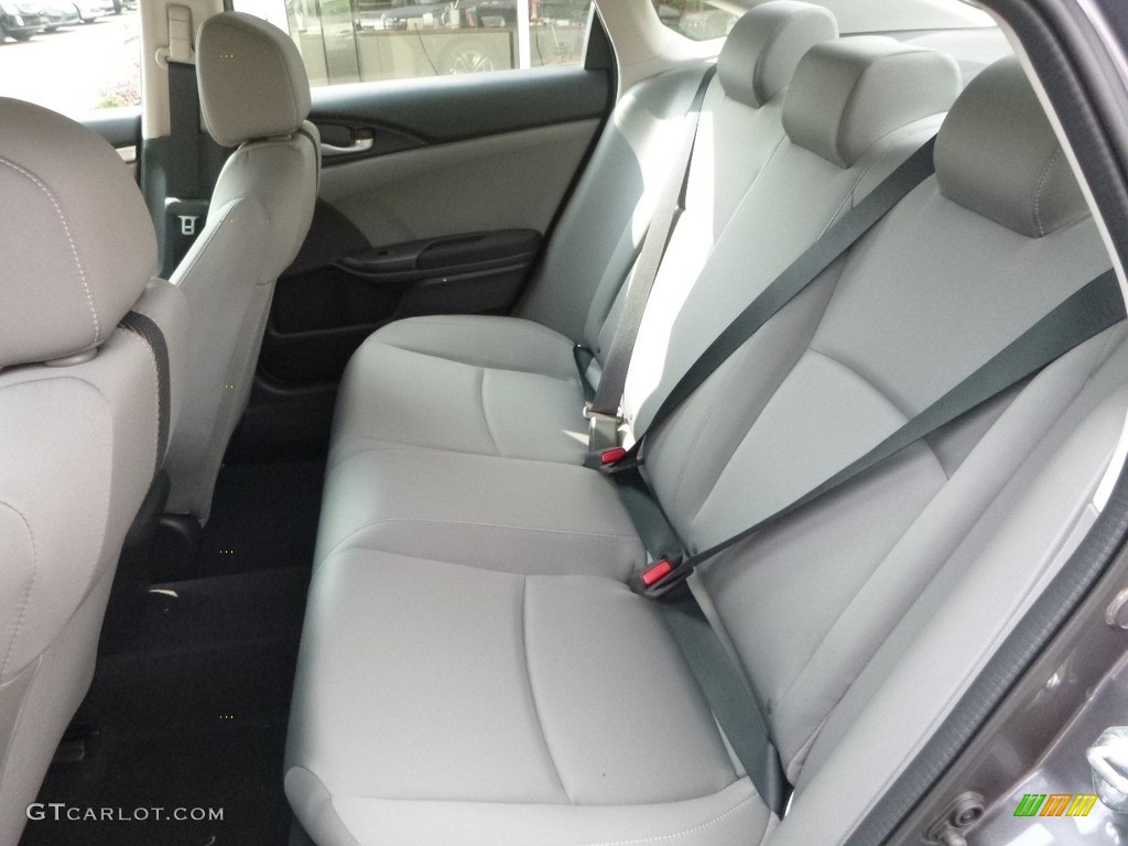 2017 Civic LX Sedan - Modern Steel Metallic / Gray photo #9