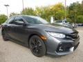 Polished Metal Metallic 2018 Honda Civic EX Hatchback Exterior