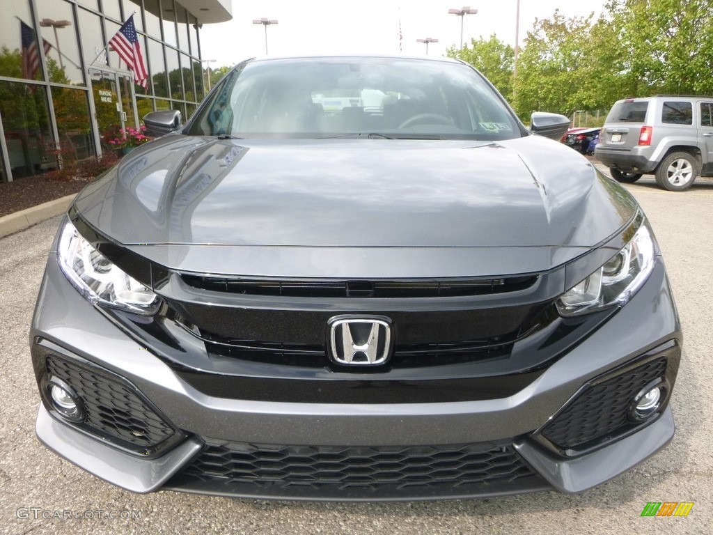 Polished Metal Metallic 2018 Honda Civic EX Hatchback Exterior Photo #122849524
