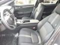 Black 2018 Honda Civic EX Hatchback Interior Color