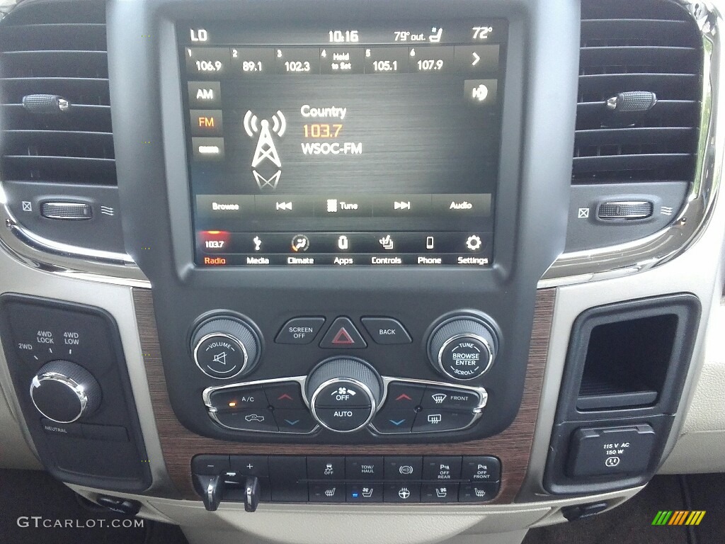 2018 Ram 2500 Laramie Crew Cab 4x4 Controls Photo #122850202