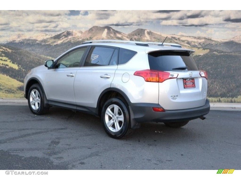 2014 RAV4 XLE AWD - Classic Silver Metallic / Ash photo #8
