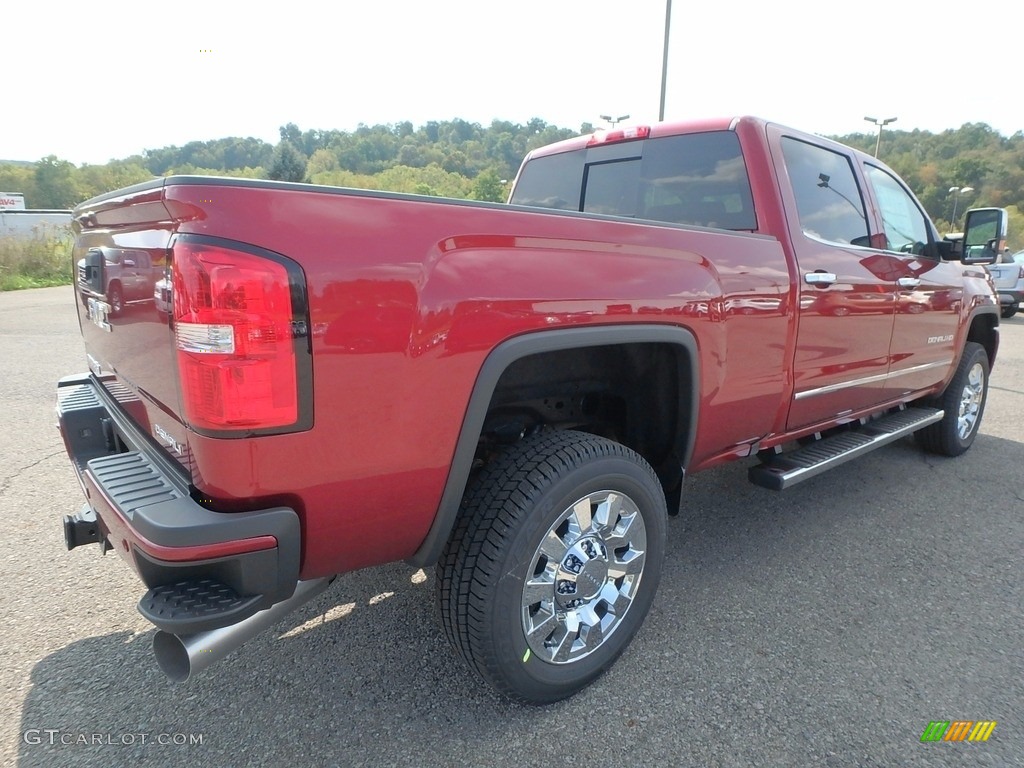 2018 Sierra 2500HD Denali Crew Cab 4x4 - Red Quartz Tintcoat / Jet Black photo #5