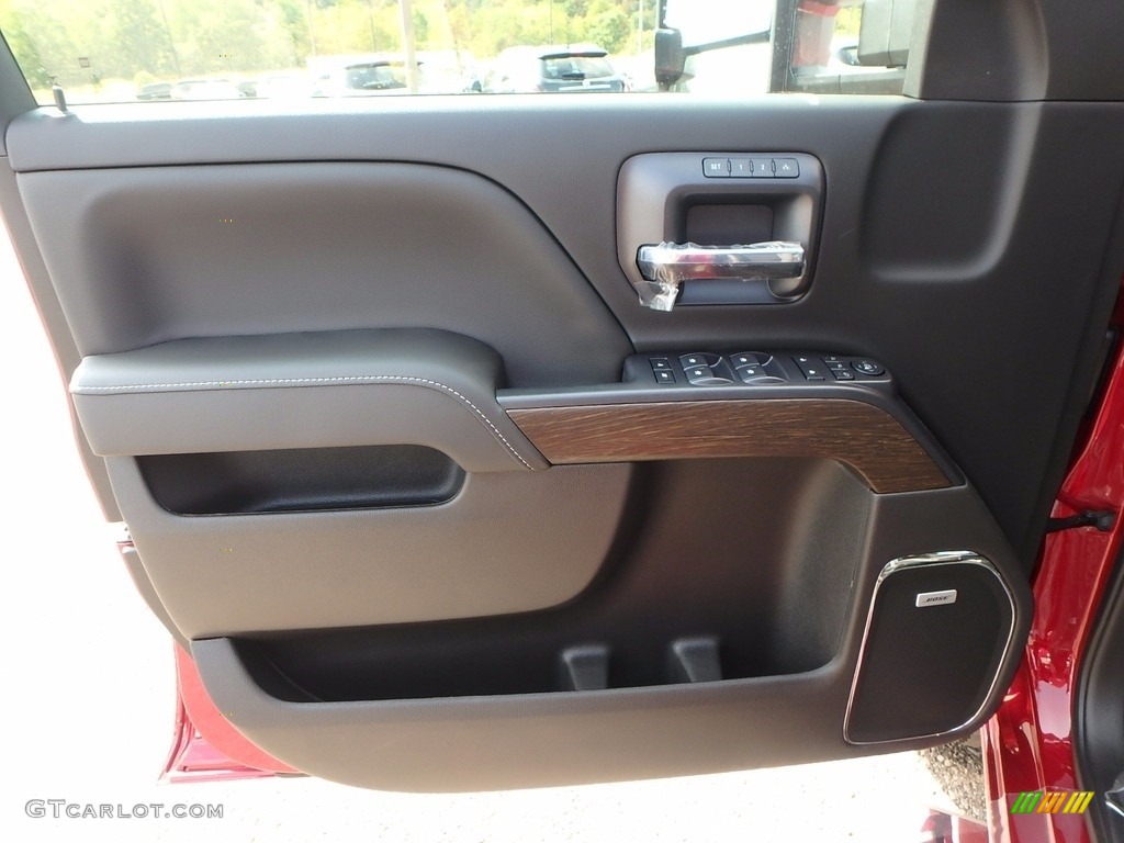 2018 GMC Sierra 2500HD Denali Crew Cab 4x4 Jet Black Door Panel Photo #122851027