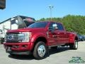 Ruby Red - F450 Super Duty Platinum Crew Cab 4x4 Photo No. 1