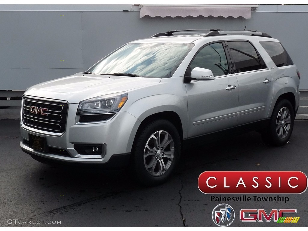 2014 Acadia SLT AWD - Quicksilver Metallic / Ebony photo #1