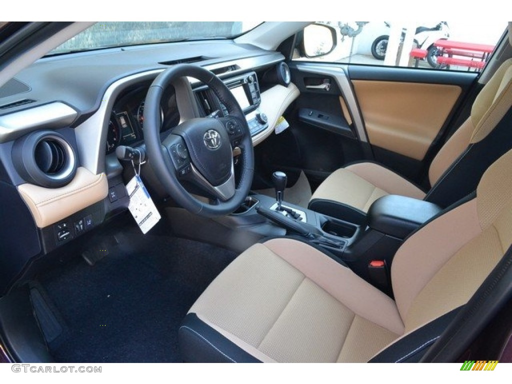 Nutmeg Interior 2018 Toyota RAV4 XLE AWD Photo #122854740