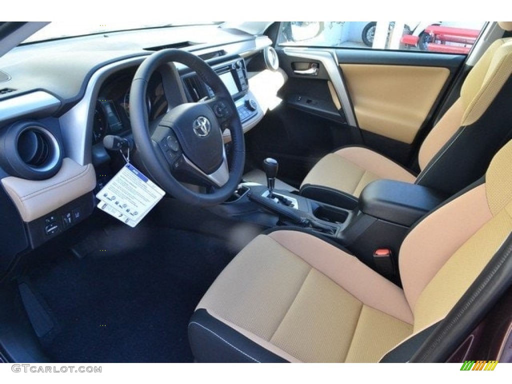 2018 RAV4 XLE AWD - Black Current Metallic / Nutmeg photo #5