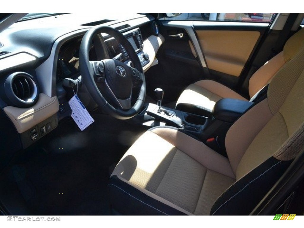 2018 RAV4 XLE AWD - Black / Nutmeg photo #5