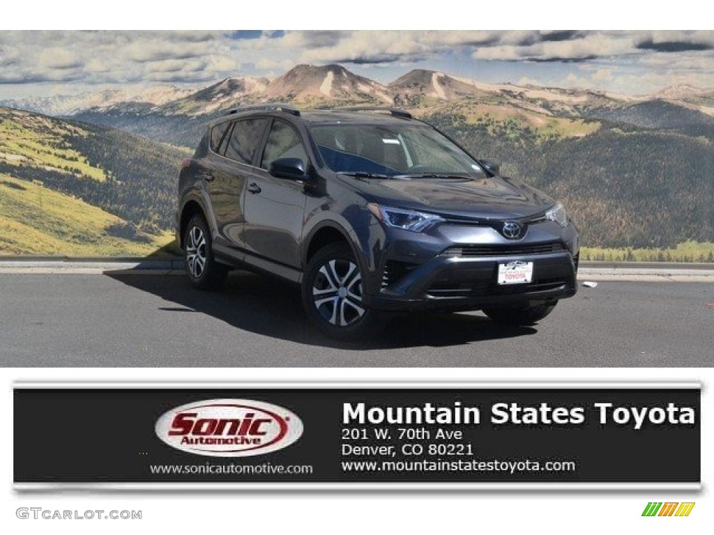 2018 RAV4 LE AWD - Magnetic Gray Metallic / Black photo #1