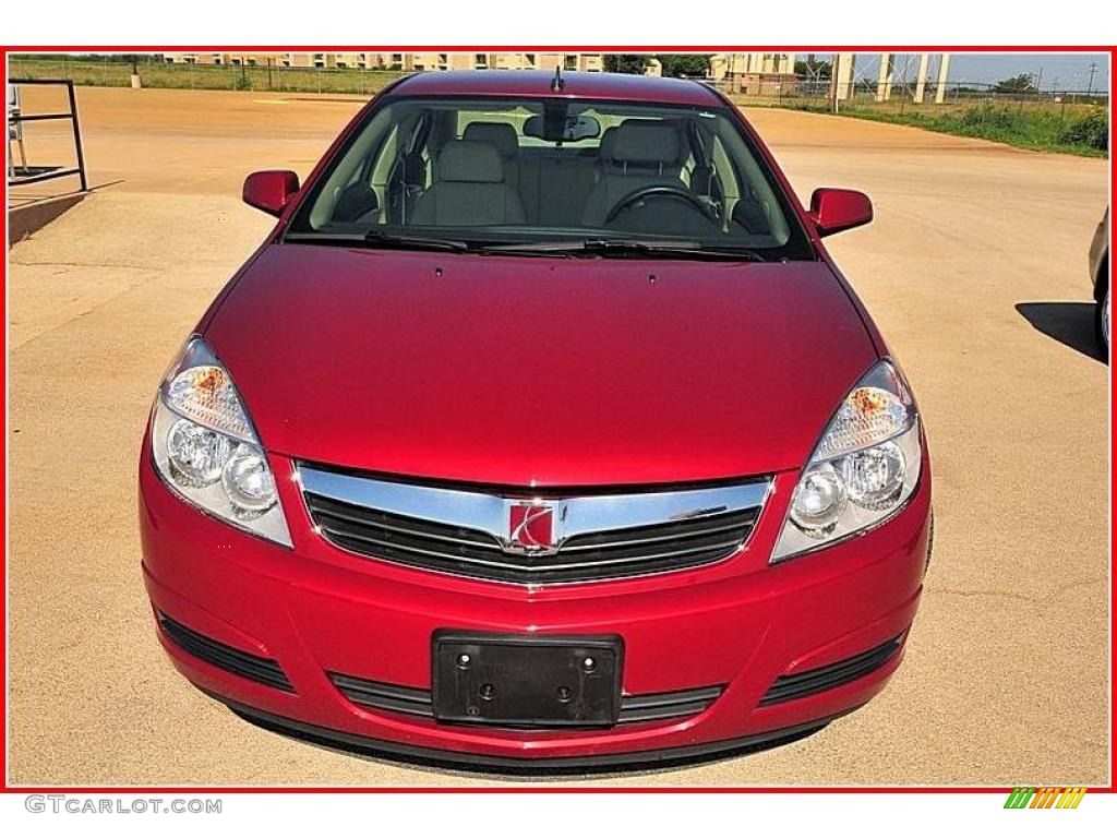 2009 Aura XR - Red Jewel Tintcoat / Tan photo #8