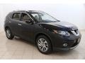 2015 Super Black Nissan Rogue SL AWD  photo #1