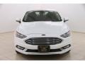 2017 Oxford White Ford Fusion Hybrid SE  photo #2