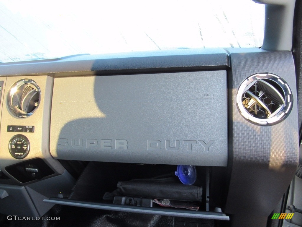 2012 F250 Super Duty XLT SuperCab 4x4 - Ingot Silver Metallic / Steel photo #33