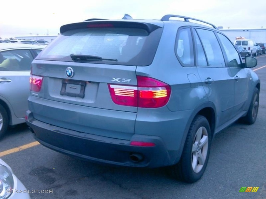 2008 X5 3.0si - Mineral Green Metallic / Grey photo #2