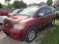 2008 Red Brawn Nissan Armada SE 4x4  photo #3