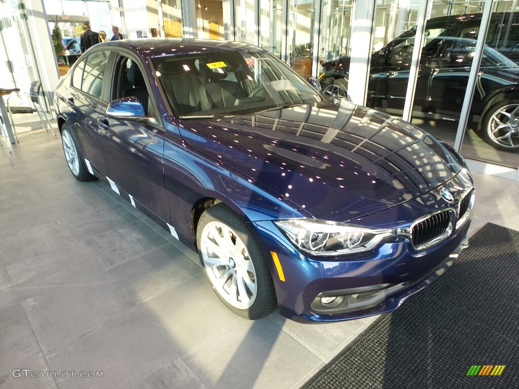 2018 3 Series 320i xDrive Sedan - Mediterranean Blue Metallic / Black photo #1