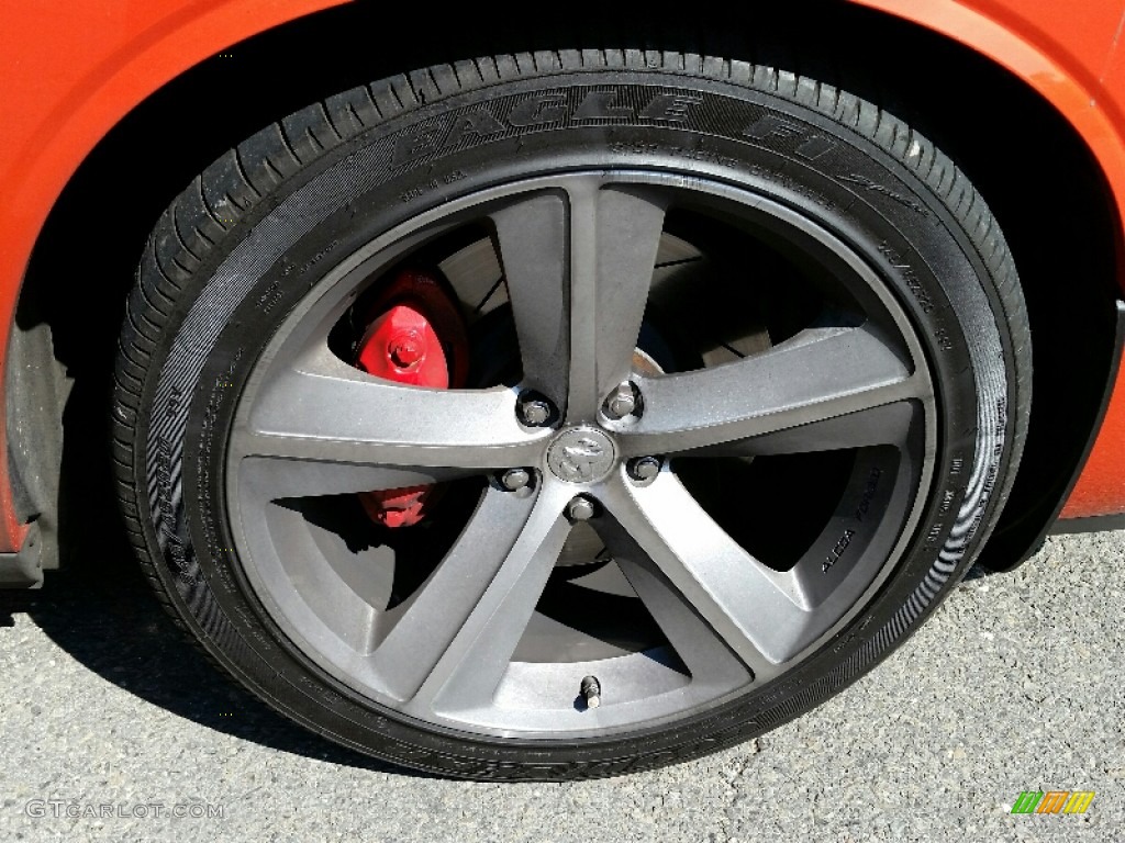 2008 Challenger SRT8 - HEMI Orange / Dark Slate Gray photo #22
