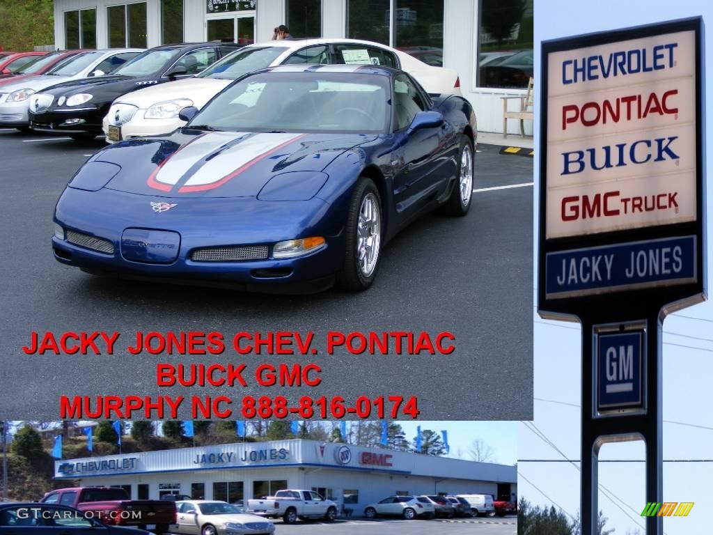 2004 Corvette Z06 - LeMans Blue Metallic / Black photo #1