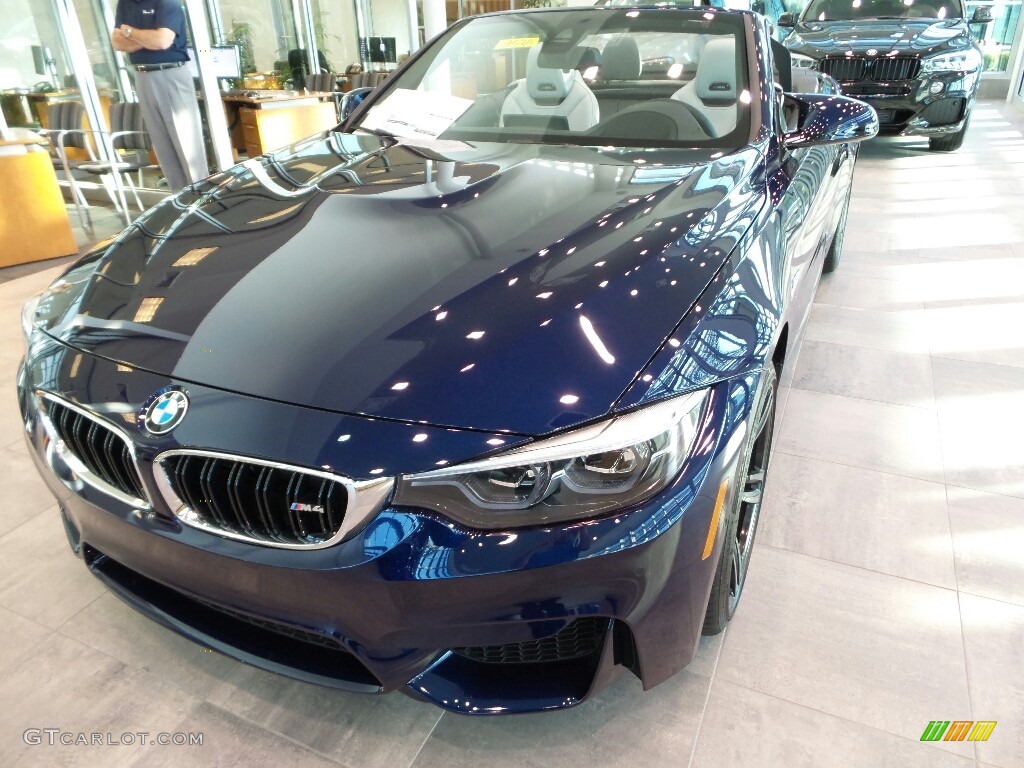 Tanzanite Blue Metallic 2018 BMW M4 Convertible Exterior Photo #122860608
