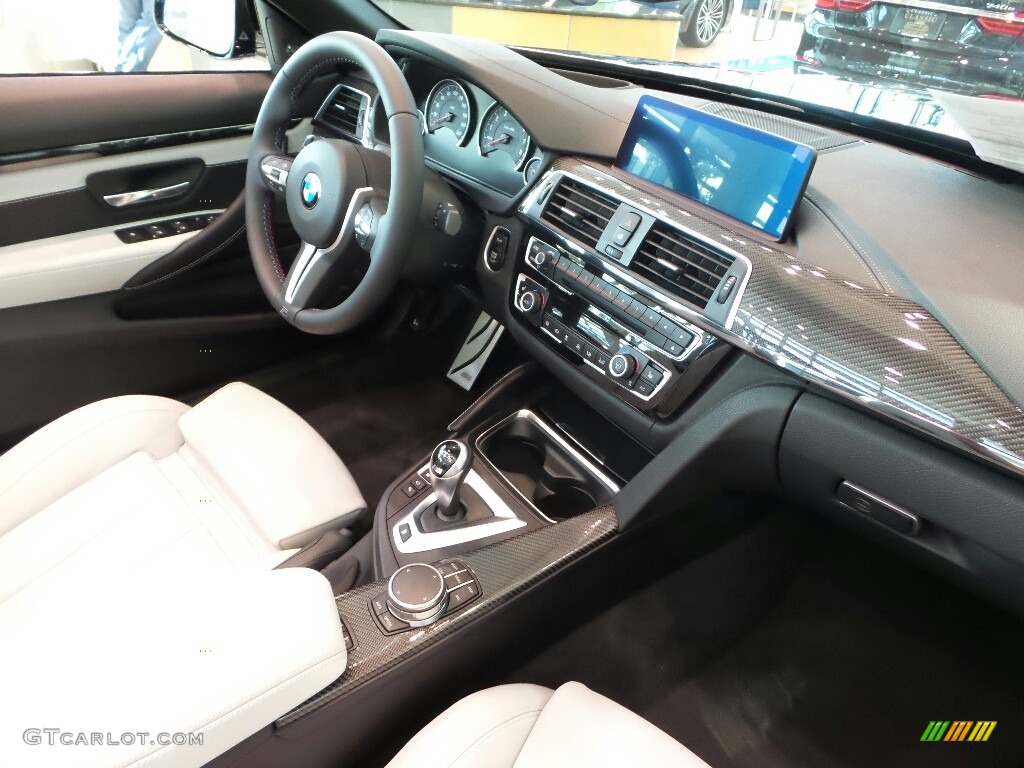 2018 BMW M4 Convertible Silverstone Dashboard Photo #122860659