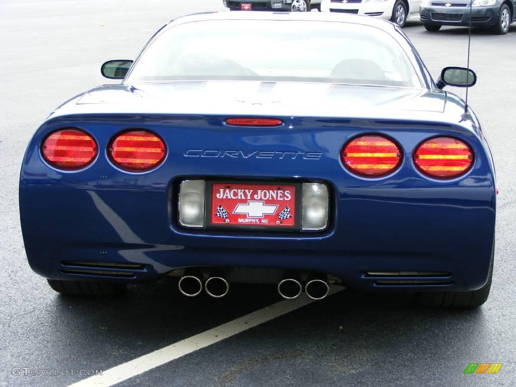 2004 Corvette Z06 - LeMans Blue Metallic / Black photo #6