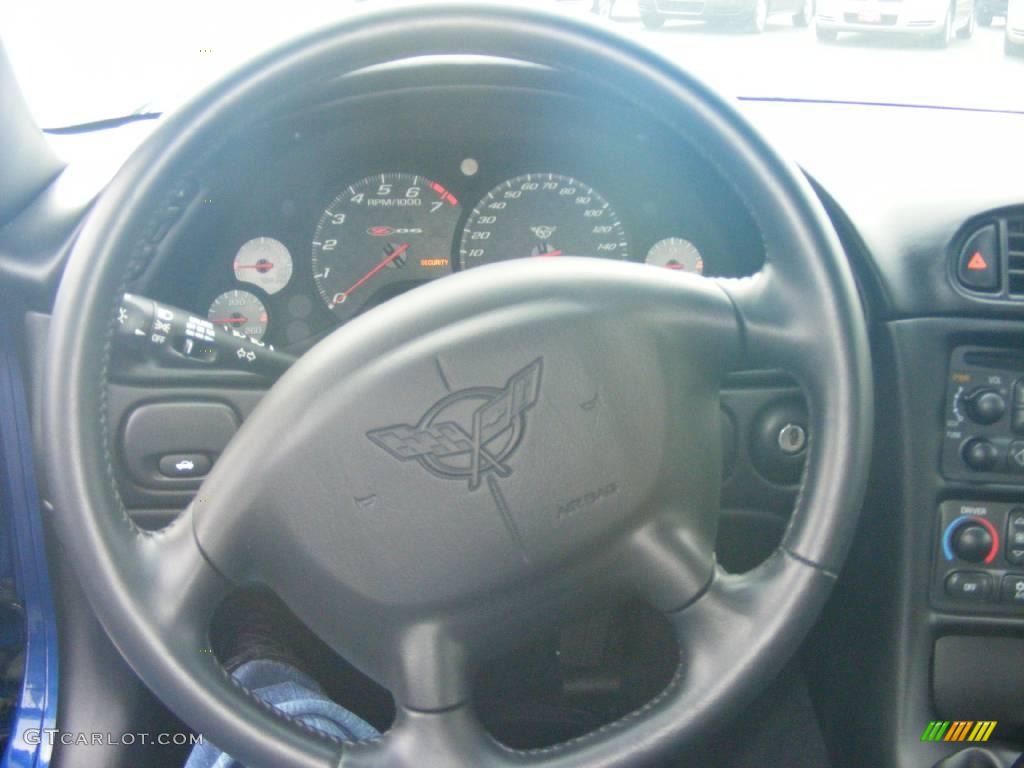 2004 Corvette Z06 - LeMans Blue Metallic / Black photo #10