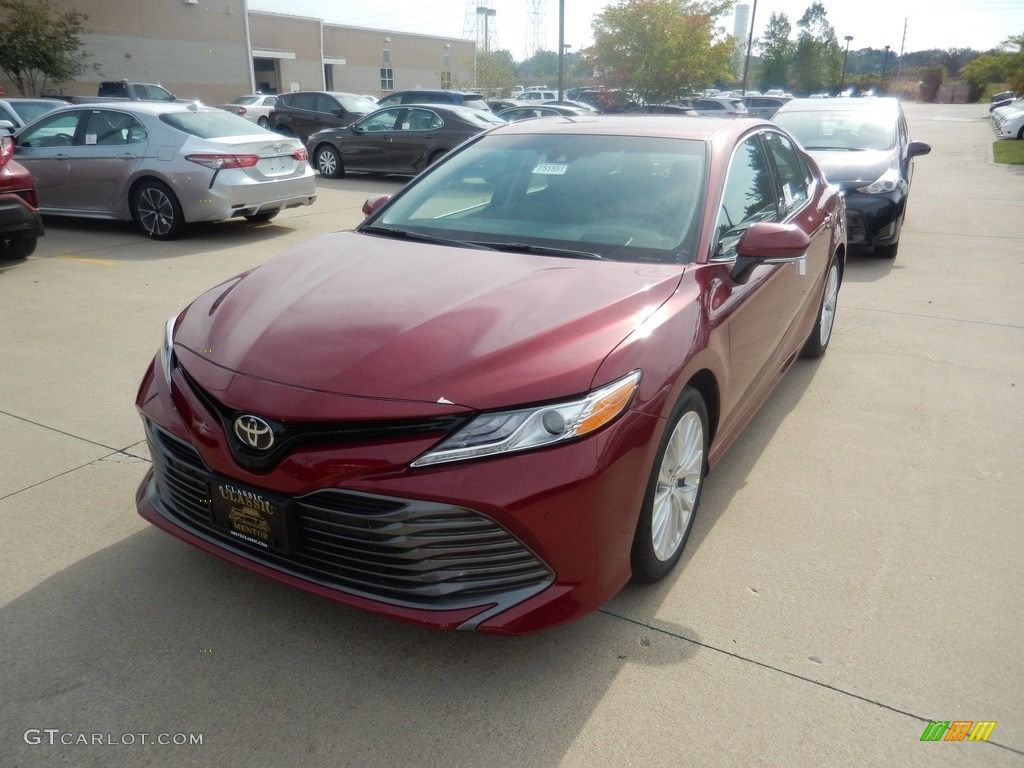 2018 Camry XLE - Ruby Flare Pearl / Black photo #1