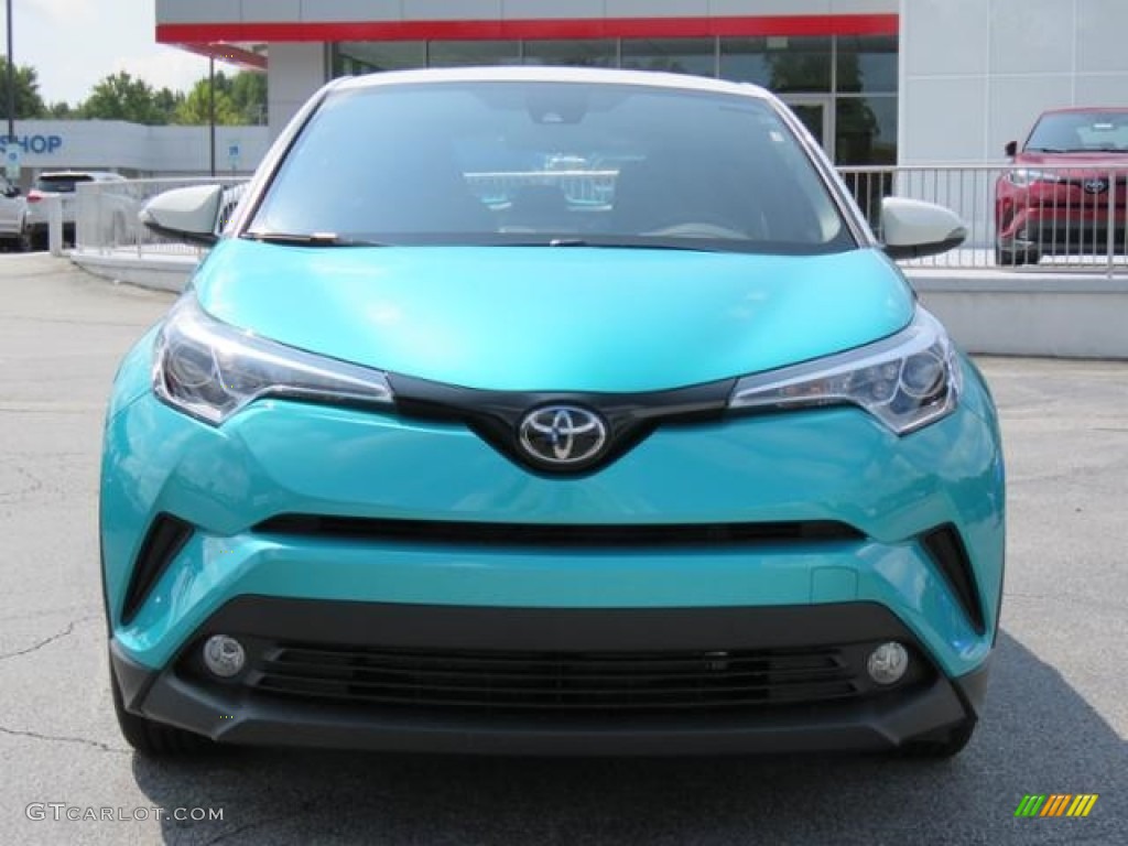 2018 C-HR XLE - Radiant Green Mica / Black photo #2