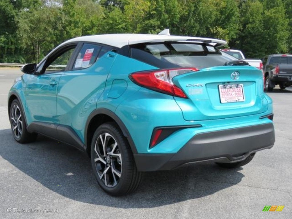 2018 C-HR XLE - Radiant Green Mica / Black photo #4