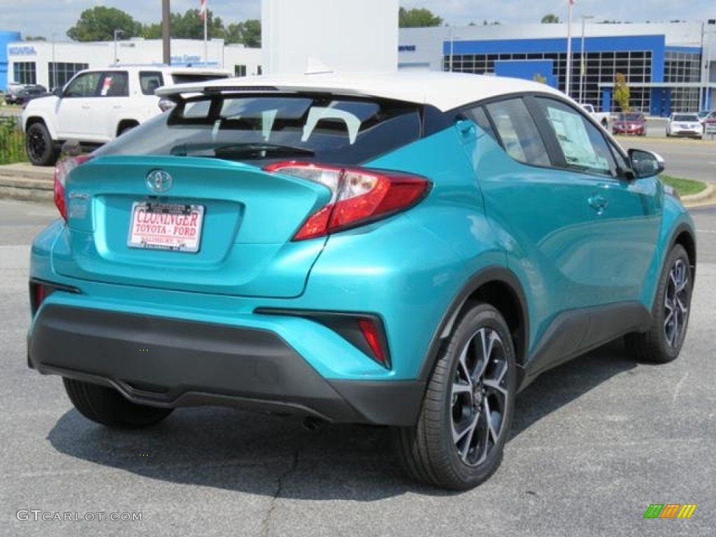 2018 C-HR XLE - Radiant Green Mica / Black photo #6