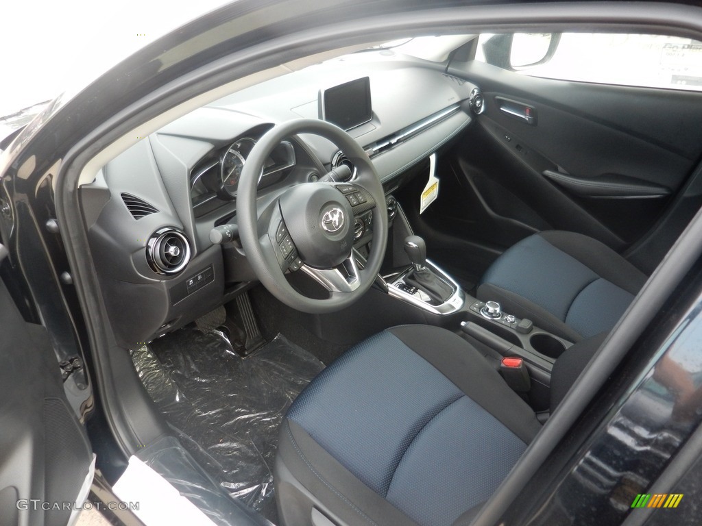 Mid-Blue Black Interior 2018 Toyota Yaris iA Standard Yaris iA Model Photo #122864601
