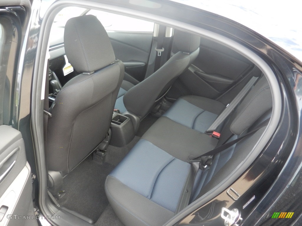 Mid-Blue Black Interior 2018 Toyota Yaris iA Standard Yaris iA Model Photo #122864652