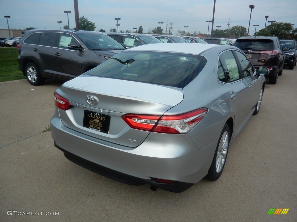 2018 Camry LE - Celestial Silver Metallic / Ash photo #2
