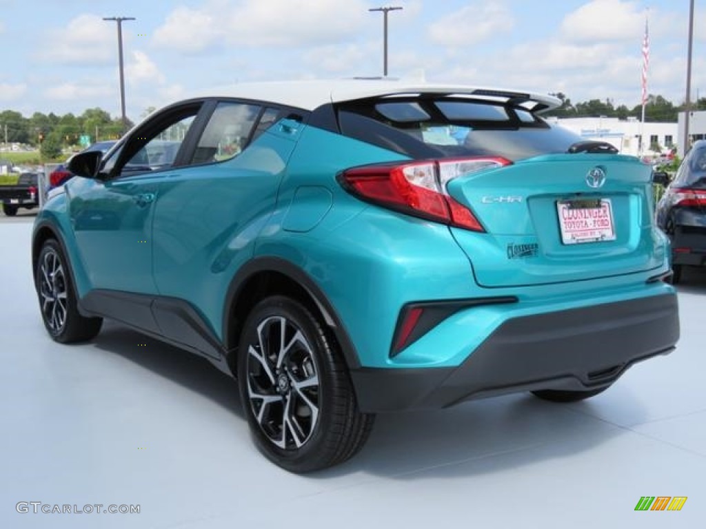 2018 C-HR XLE - Radiant Green Mica / Black photo #4
