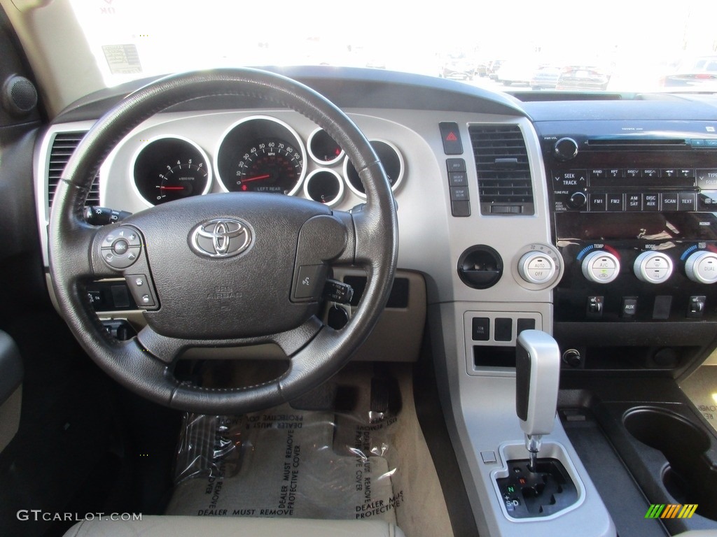 2007 Tundra Limited Double Cab - Salsa Red Pearl / Beige photo #10