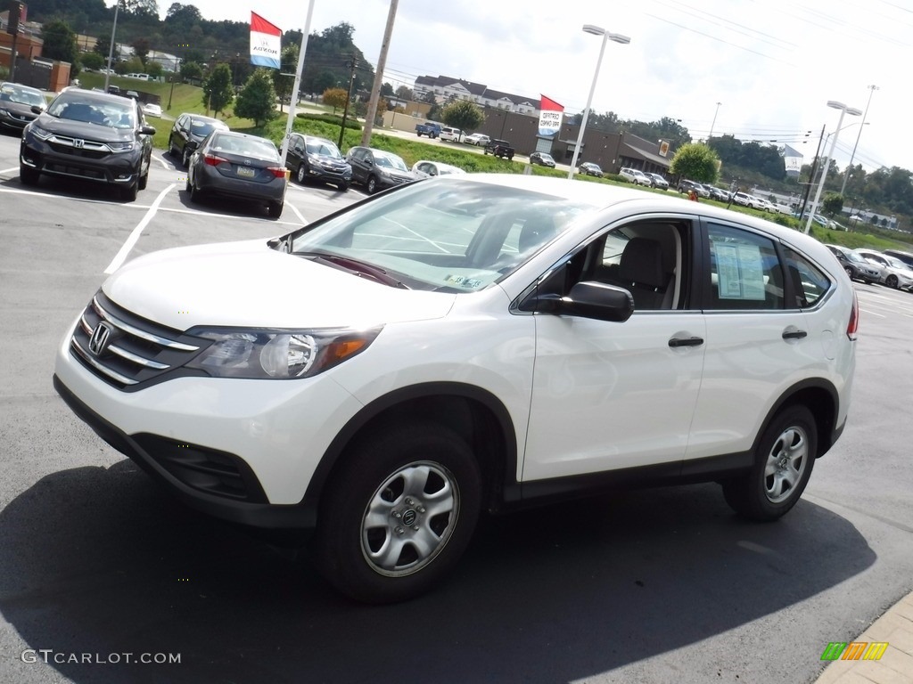 2014 CR-V LX AWD - White Diamond Pearl / Gray photo #4