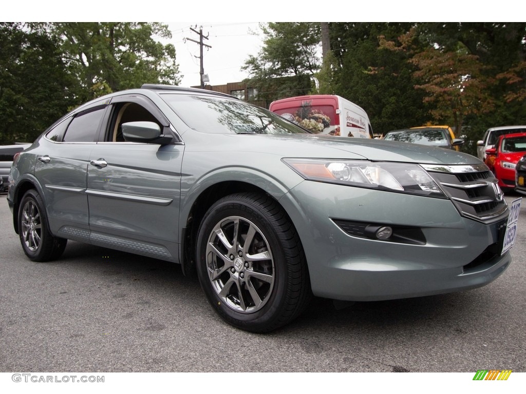 2010 Accord Crosstour EX-L 4WD - Opal Sage Metallic / Ivory photo #9