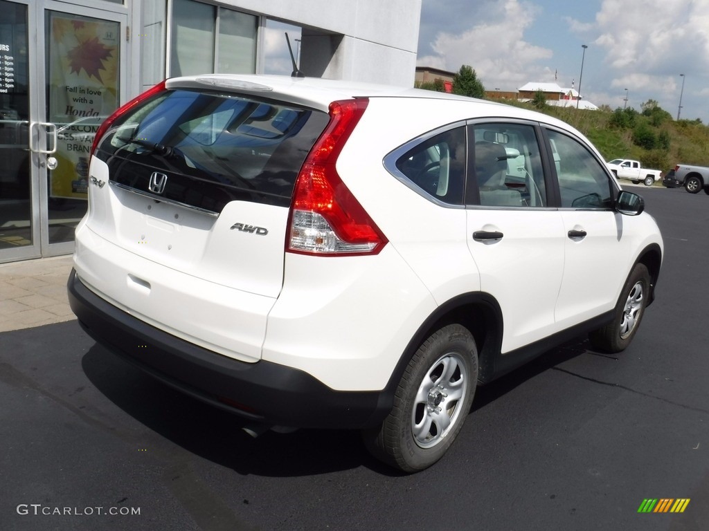 2014 CR-V LX AWD - White Diamond Pearl / Gray photo #8