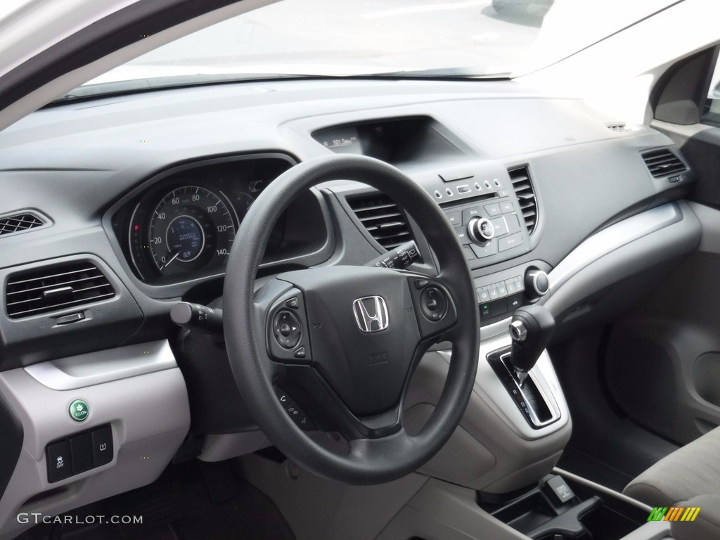 2014 CR-V LX AWD - White Diamond Pearl / Gray photo #11