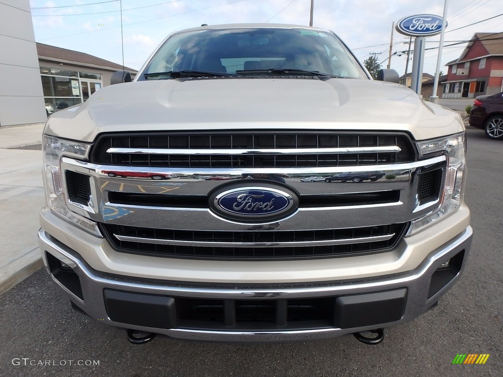 2018 F150 XLT SuperCrew 4x4 - White Gold / Light Camel photo #2