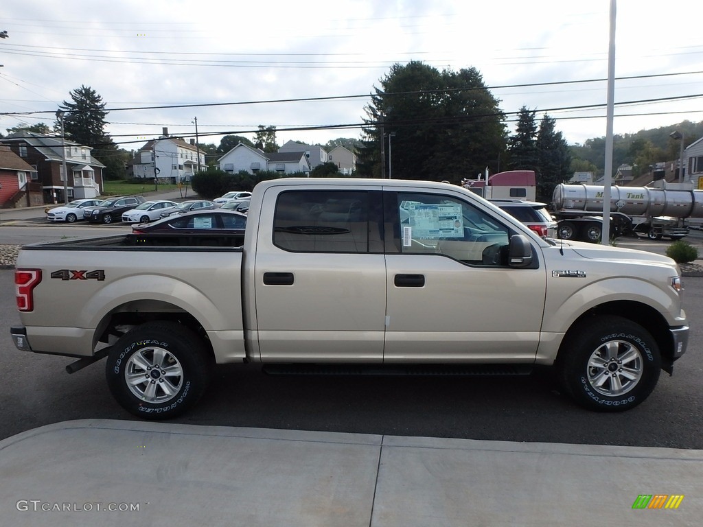 2018 F150 XLT SuperCrew 4x4 - White Gold / Light Camel photo #4