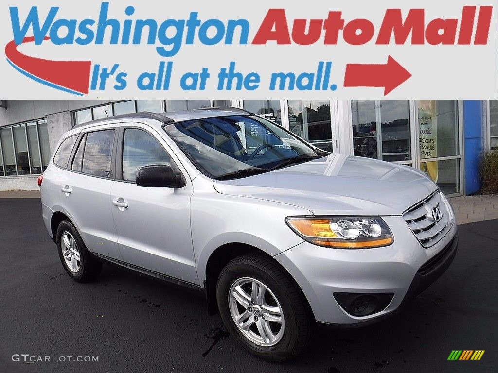 2010 Santa Fe GLS 4WD - Radiant Silver / Gray photo #1