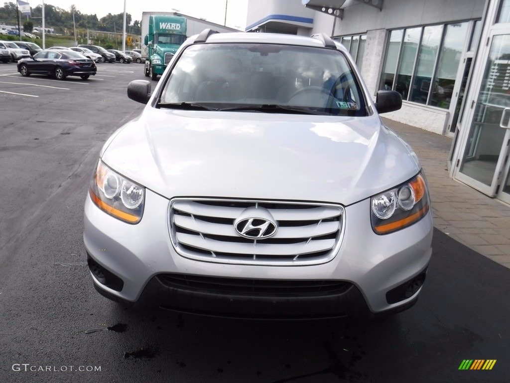 2010 Santa Fe GLS 4WD - Radiant Silver / Gray photo #4