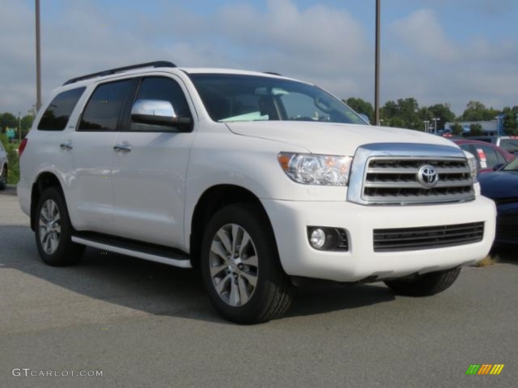 2017 Sequoia Limited - Super White / Sand Beige photo #1