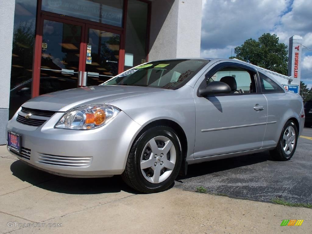 2007 Cobalt LS Coupe - Ultra Silver Metallic / Gray photo #1