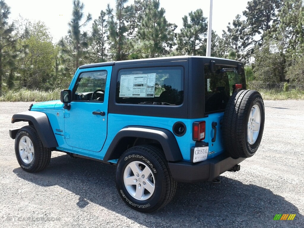 2017 Wrangler Sport 4x4 - Chief Blue / Black photo #3