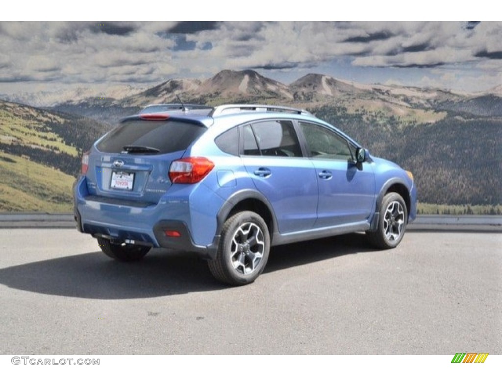 2014 XV Crosstrek 2.0i Premium - Quartz Blue Pearl / Ivory photo #3