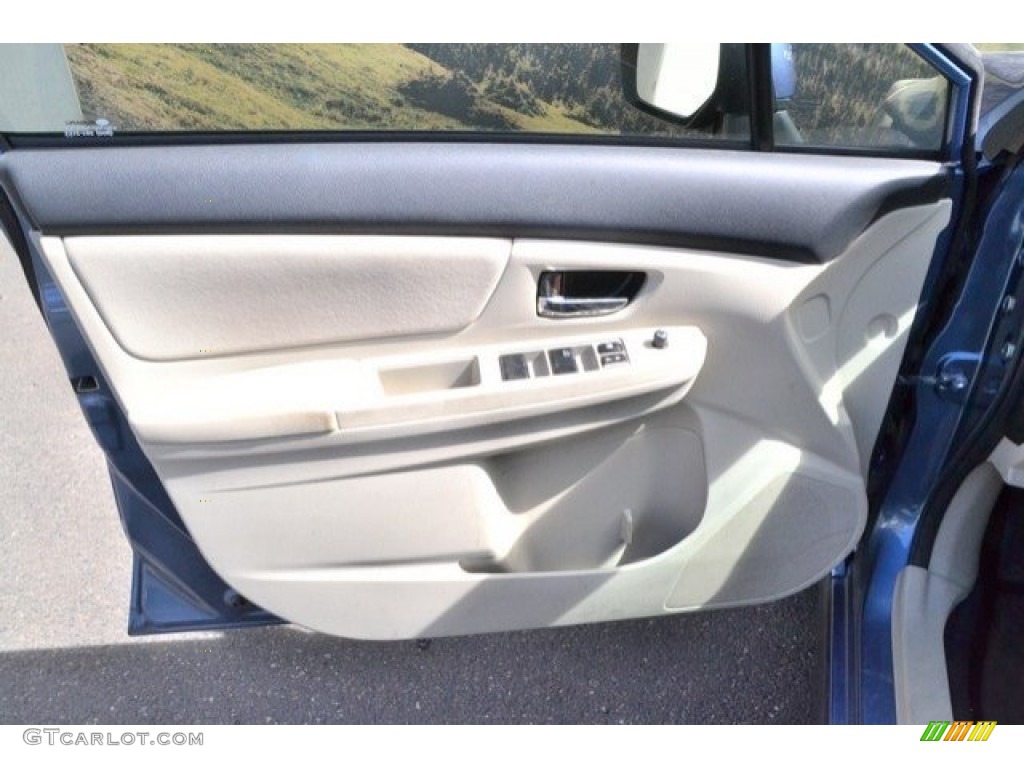 2014 XV Crosstrek 2.0i Premium - Quartz Blue Pearl / Ivory photo #24